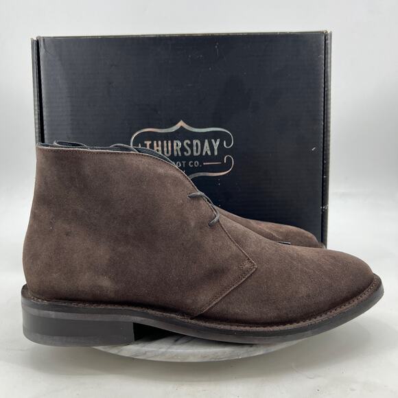 Thursday Boot Co Mens 16 Brown Scout Chukka Ash Suede Handmade Modern Comfort main image 7